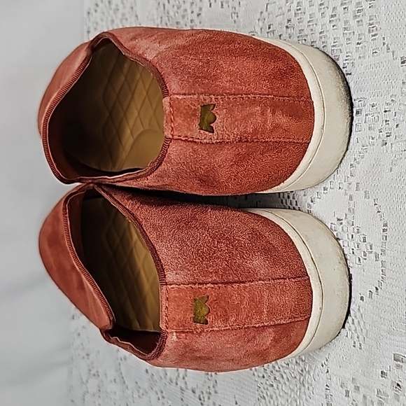 Birdies Swift leather burnt orange slip on loafer flats shoes sz 8 - Picture 7 of 11